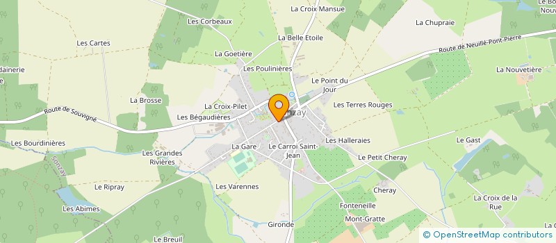 localisation de l'entreprise MONSIEUR FRANCK MONBERGER  NEUILLE-PONT-PIERRE