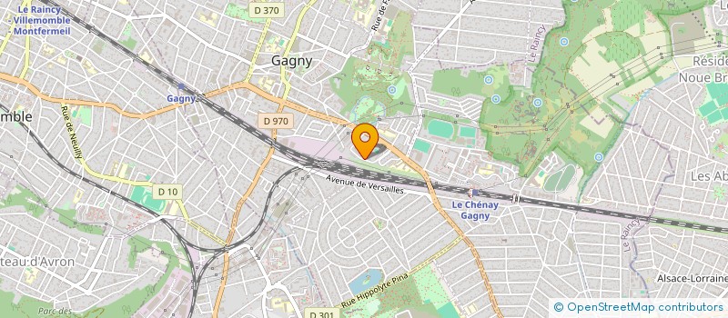 localisation de l'entreprise MONSIEUR FRANCK MONDESIR  GAGNY