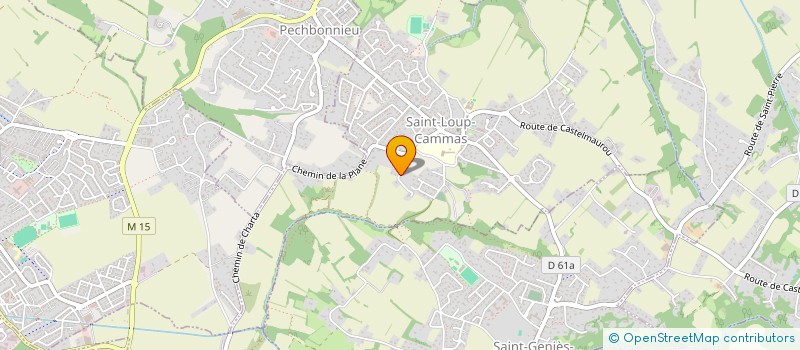 localisation de l'entreprise MONSIEUR FRANCK MONDON  SAINT-LOUP-CAMMAS