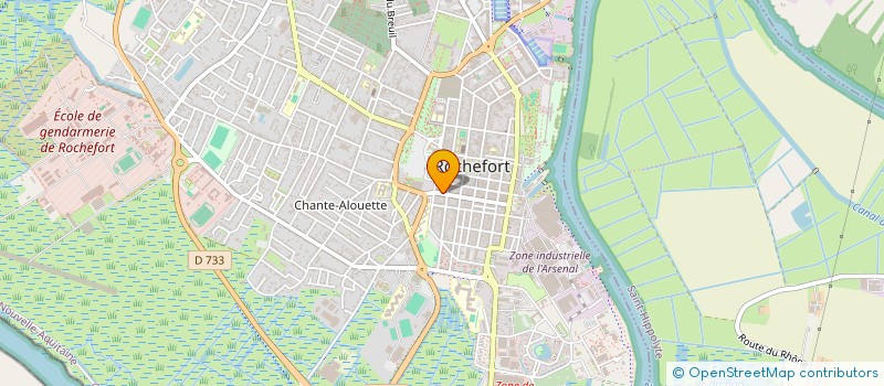 localisation de l'entreprise MONSIEUR FRANCK MONFORT  ROCHEFORT