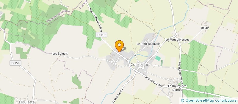 localisation de l'entreprise MONSIEUR FRANCK MONIER  CHASSORS