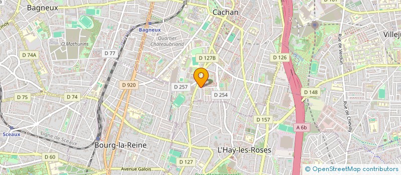 localisation de l'entreprise MONSIEUR FRANCK MONTREDON  CACHAN