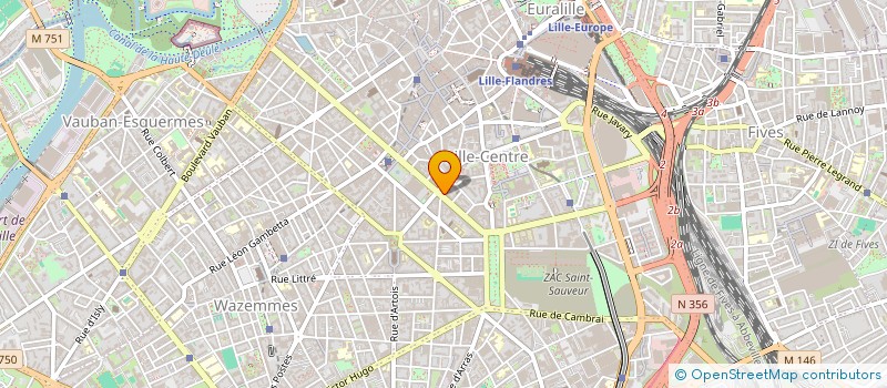 localisation de l'entreprise MONSIEUR FRANCK MOREAU  WAMBRECHIES