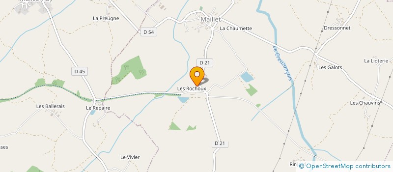 localisation de l'entreprise MONSIEUR FRANCK MOREAU à MAILLET