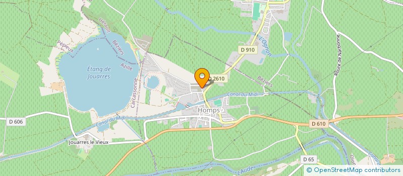 localisation de l'entreprise MONSIEUR FRANCK MOREL  HOMPS