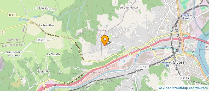 localisation de l'entreprise MONSIEUR FRANCK MORFIN  LOIRE-SUR-RHONE