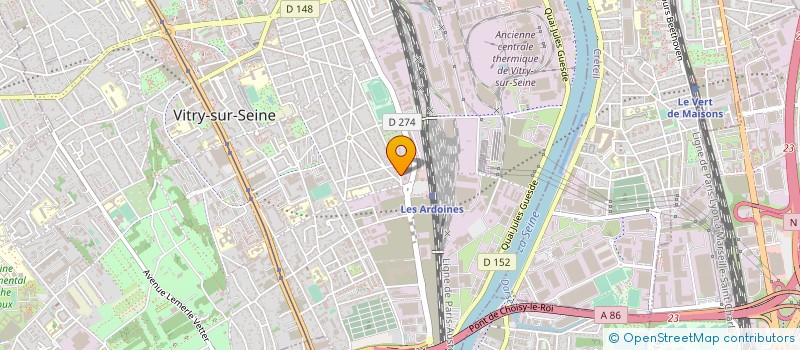 localisation de l'entreprise MONSIEUR FRANCK MORIN à VITRY-SUR-SEINE