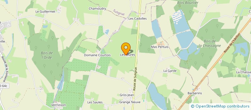 localisation de l'entreprise MONSIEUR FRANCK MORIN  SANDRANS