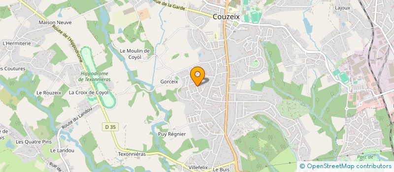 localisation de l'entreprise MONSIEUR FRANCK MORLIERAS à COUZEIX