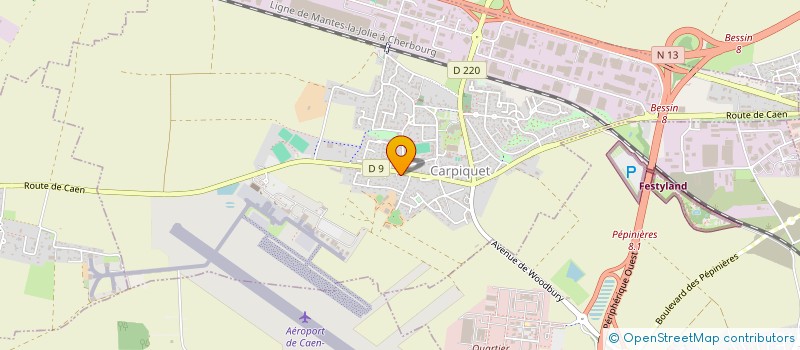 localisation de l'entreprise MONSIEUR FRANCK MORTAIN  CARPIQUET