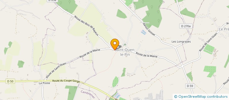 localisation de l'entreprise MONSIEUR FRANCK MOTIN  SAINT-OUEN-LE-PIN