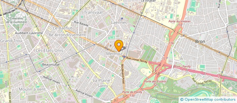 localisation de l'entreprise MONSIEUR FRANCK MOULIN  LYON 8EME