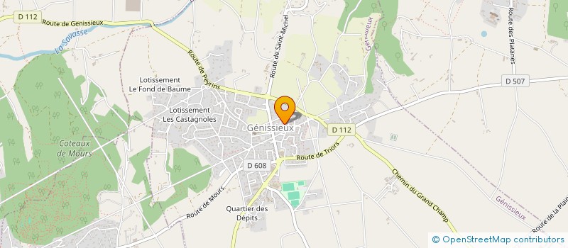 localisation de l'entreprise MONSIEUR FRANCK MOULIN  GENISSIEUX