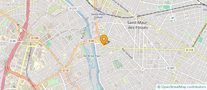 localisation de l'entreprise MONSIEUR FRANCK MOULIS à SAINT-MAUR-DES-FOSSES