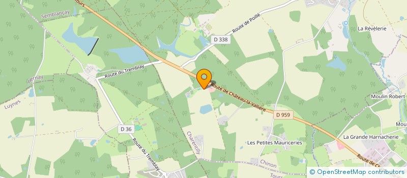 localisation de l'entreprise MONSIEUR FRANCK MOURLON à CHANCEAUX-SUR-CHOISILLE