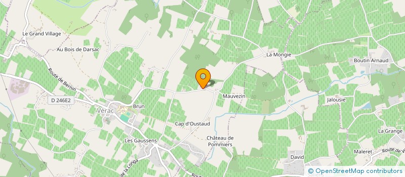 localisation de l'entreprise MONSIEUR FRANCK MOURONVAL  VERAC