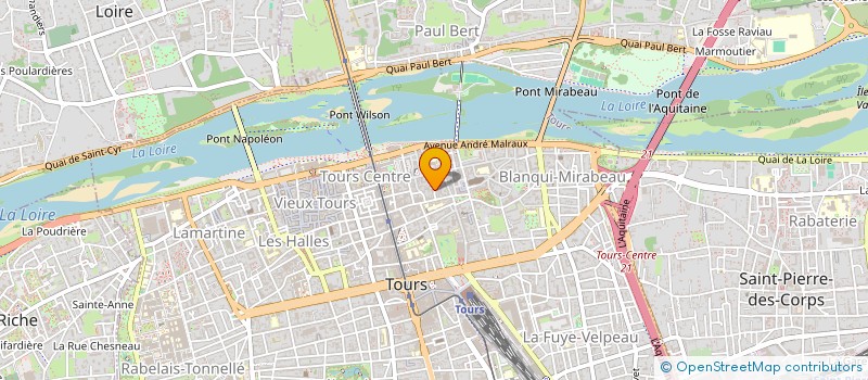 localisation de l'entreprise MONSIEUR FRANCK MOUTEAULT à TOURS