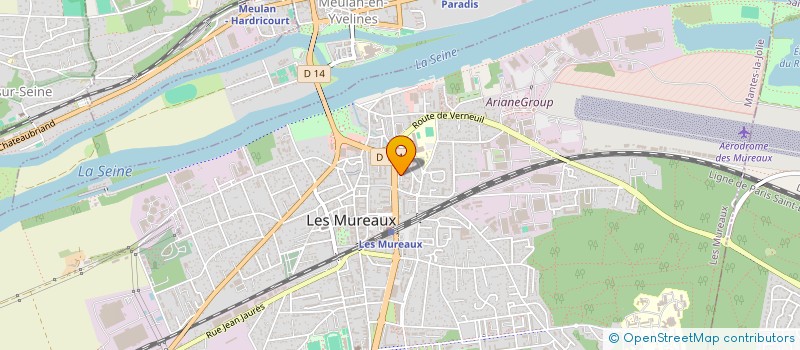 localisation de l'entreprise MONSIEUR FRANCK MPUTU MUAMBA à LES MUREAUX