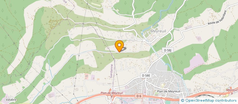 localisation de l'entreprise MONSIEUR FRANCK MULDERMANS  MEYREUIL