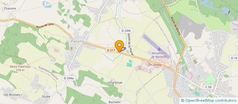 localisation de l'entreprise MONSIEUR FRANCK MULLER  ARANDON-PASSINS