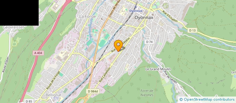 localisation de l'entreprise MONSIEUR FRANCK MULLER à OYONNAX