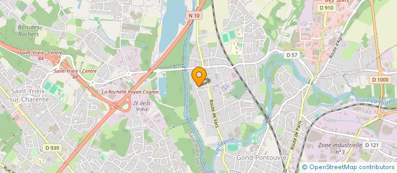 localisation de l'entreprise MONSIEUR FRANCK MULLER  GOND-PONTOUVRE