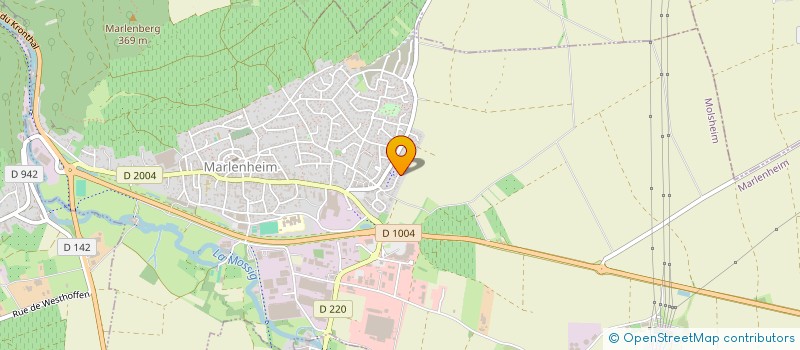 localisation de l'entreprise MONSIEUR FRANCK MULLER  MARLENHEIM