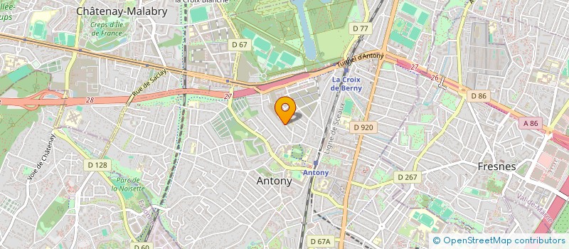 localisation de l'entreprise MONSIEUR FRANCK MURAT à ANTONY