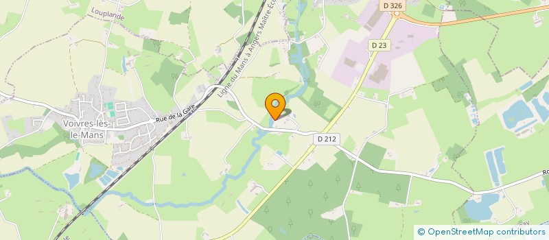 localisation de l'entreprise MONSIEUR FRANCK MUSSARD  VOIVRES LES LE MANS