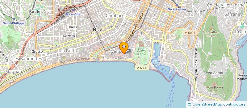 localisation de l'entreprise MONSIEUR FRANCK MUSSO à NICE