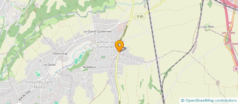 localisation de l'entreprise MONSIEUR FRANCK MUTIN  CAILLOUX-SUR-FONTAINES