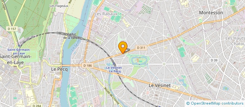 localisation de l'entreprise MONSIEUR FRANCK MWANIA  LE VESINET