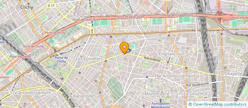 localisation de l'entreprise MONSIEUR FRANCK NADAUD  PARIS