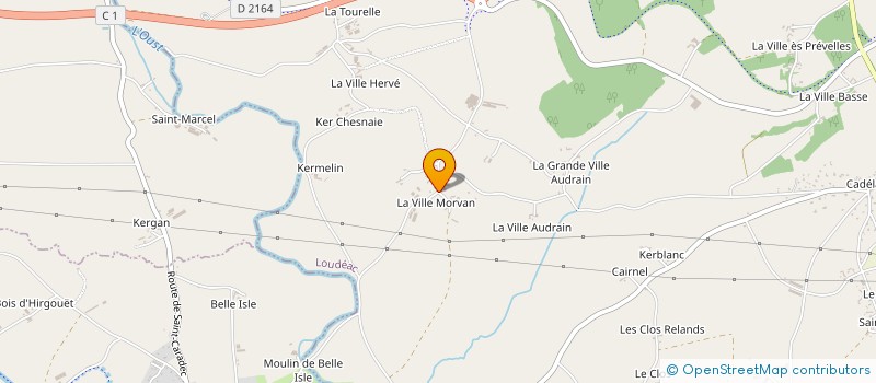 localisation de l'entreprise MONSIEUR FRANCK NAGAT à LOUDEAC