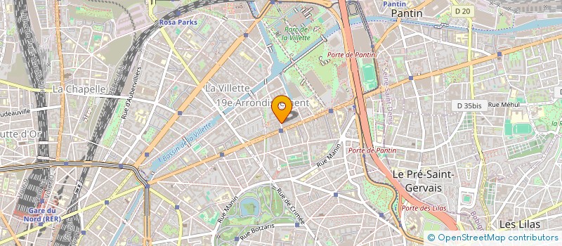 localisation de l'entreprise MONSIEUR FRANCK NATALINI  PARIS