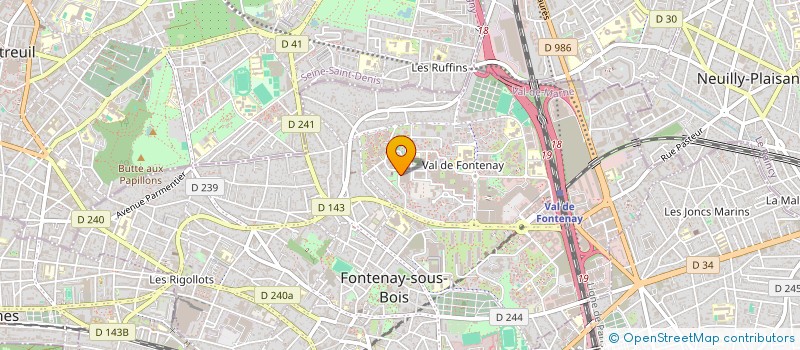 localisation de l'entreprise MONSIEUR FRANCK NAULT à FONTENAY-SOUS-BOIS