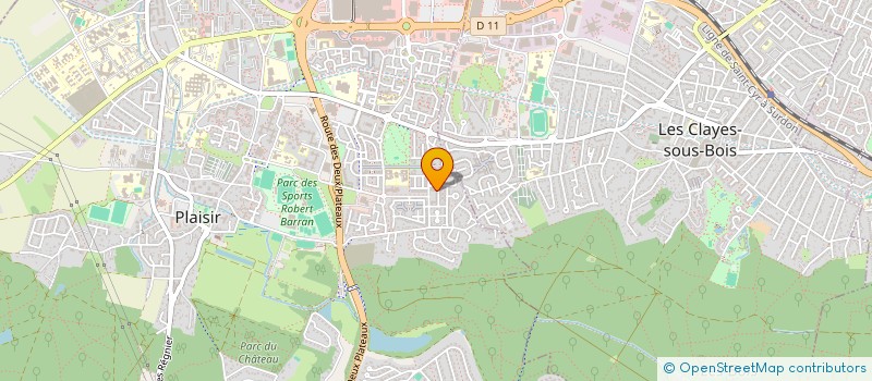 localisation de l'entreprise MONSIEUR FRANCK NDOUMBI à PLAISIR