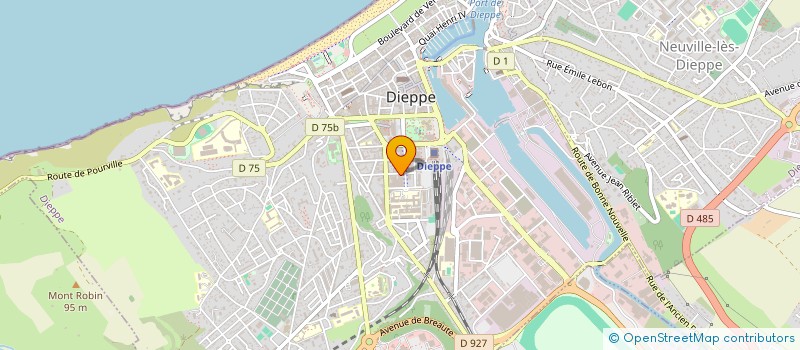 localisation de l'entreprise MONSIEUR FRANCK NEEL  DIEPPE