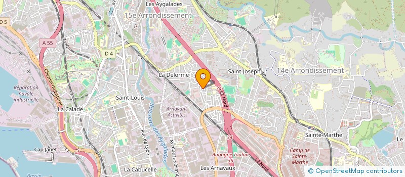 localisation de l'entreprise MONSIEUR FRANCK NEGRIN à MARSEILLE 15EME