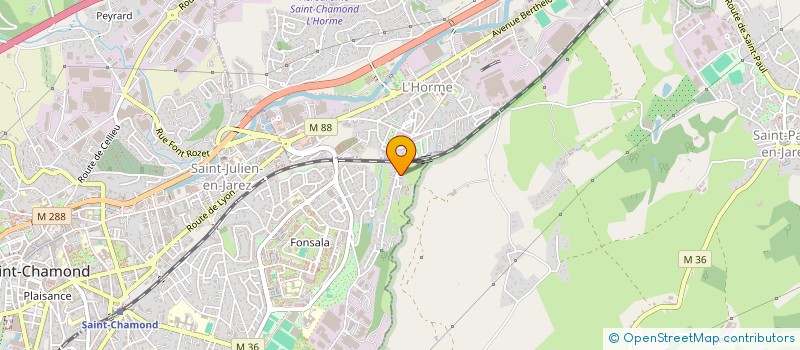 localisation de l'entreprise MONSIEUR FRANCK NEUVILLE  SAINT-CHAMOND