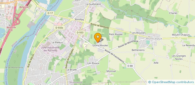 localisation de l'entreprise MONSIEUR FRANCK NEUVILLE à FRANCHELEINS