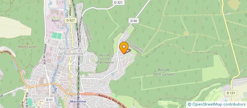 localisation de l'entreprise MONSIEUR FRANCK NEVEU  NOTRE-DAME-DE-BONDEVILLE