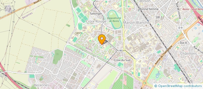 localisation de l'entreprise MONSIEUR FRANCK NEVEUX  REIMS
