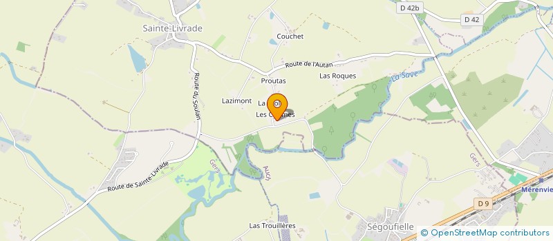 localisation de l'entreprise MONSIEUR FRANCK NGUYEN QUAC VINH à SAINTE-LIVRADE