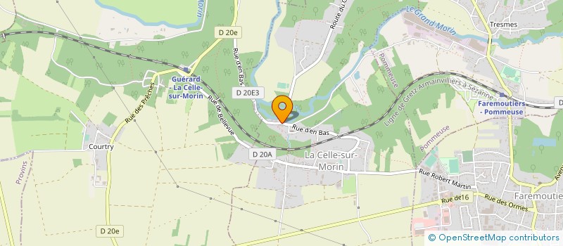 localisation de l'entreprise MONSIEUR FRANCK NICLAUSSE  LA CELLE-SUR-MORIN