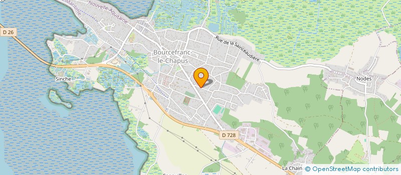 localisation de l'entreprise MONSIEUR FRANCK NICOLAS  BOURCEFRANC-LE-CHAPUS