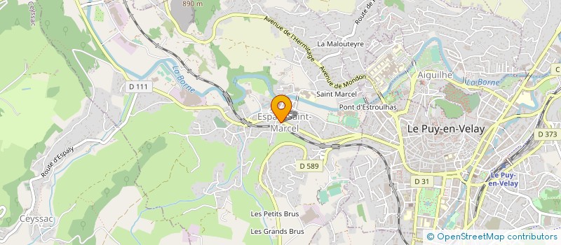 localisation de l'entreprise MONSIEUR FRANCK NICOLAS  ESPALY-SAINT-MARCEL