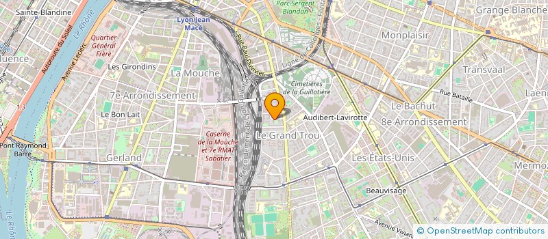 localisation de l'entreprise MONSIEUR FRANCK NICOLAS  LYON