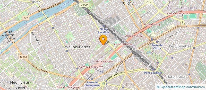 localisation de l'entreprise MONSIEUR FRANCK NKANDA à LEVALLOIS-PERRET