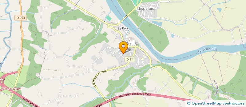 localisation de l'entreprise MONSIEUR FRANCK NOBY  AUVILLAR